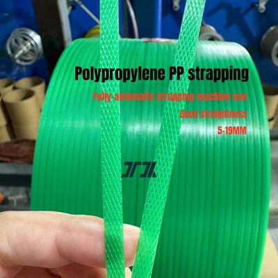 5-19mm Largura PP Cintas com 50-200KG força de tração e cores personalizáveis para embalagem de carga leve