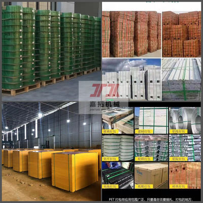 Máquinas de plástico Equipamento de correia de PET de plástico PET Linha de produção de correia de aço de plástico 100% Produção de flocos de garrafas PET
