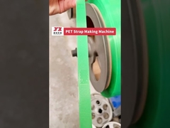 Controle por PLC 200kg/h Máquina de Fabricação de Faixas de PET de Plástico 200KW