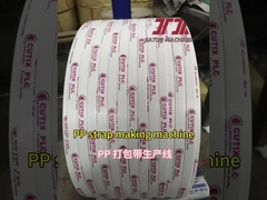 Linha de produção de fita PP 5-19 mm Máquina de fabricação de fita PP Extrusora de banda 200kg/h Capacidade Máxima