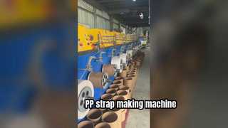 Máquina para fabricar cintas PP de alta capacidade com trocador de tela ininterrupto
